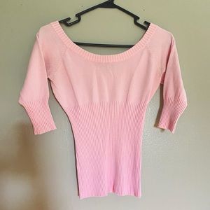 Pink sweater, size M (fits like S/M)